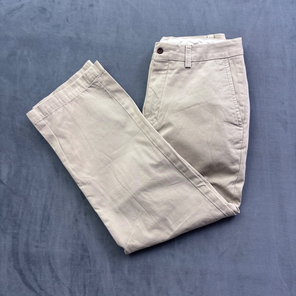 Polo Ralph Lauren GI Fit Pant Mens 32x32 Khaki Tan Cotton Chino Straight Leg